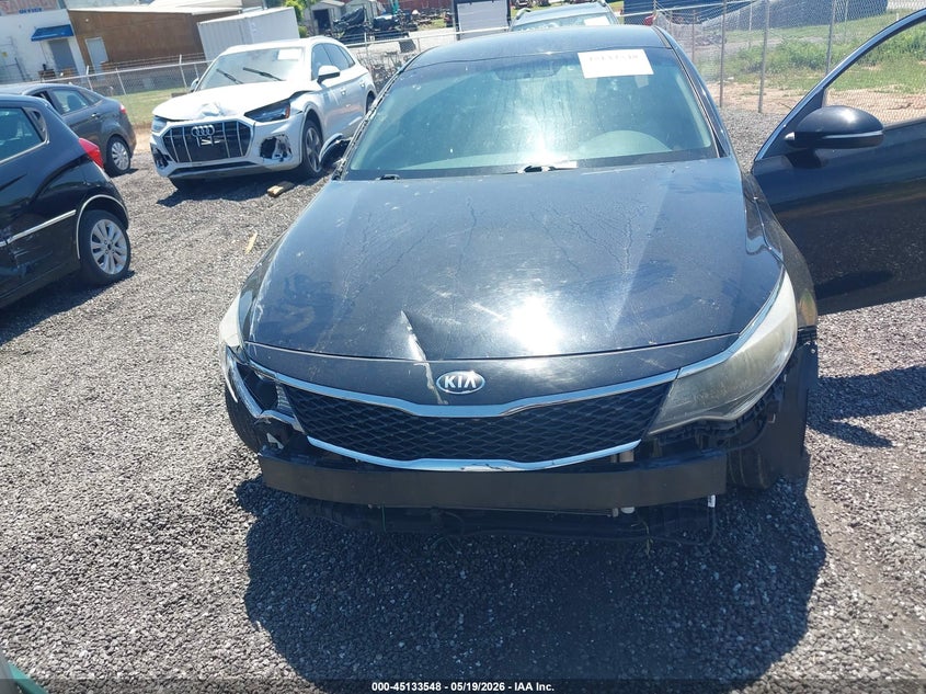 2017 Kia Optima VIN 5XXGT4L36HG122617 IAAI salvage auction — FRONT END, Salvage (South Carolina), sold $1,700 on 2026-07-07 (photo 6)