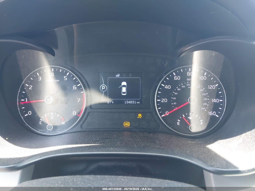 2017 Kia Optima VIN 5XXGT4L36HG122617 IAAI salvage auction — FRONT END, Salvage (South Carolina), sold $1,700 on 2026-07-07 (photo 7)