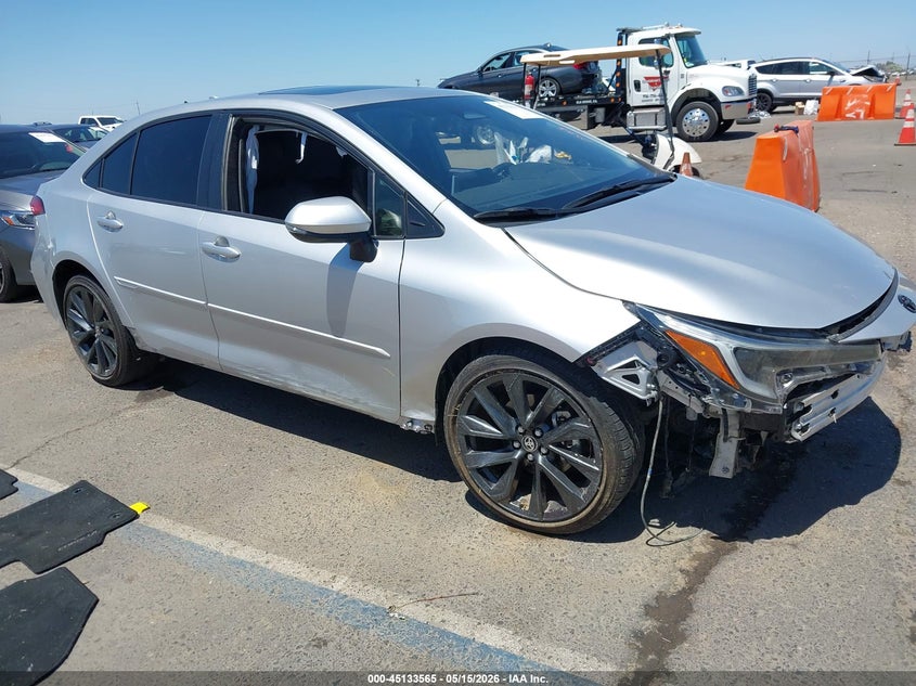 2023 Toyota Corolla VIN JTDT4MCEXPJ101230 IAAI salvage auction — FRONT END, Salvage (California), sold $5,575 on 2026-07-29 (photo 1)