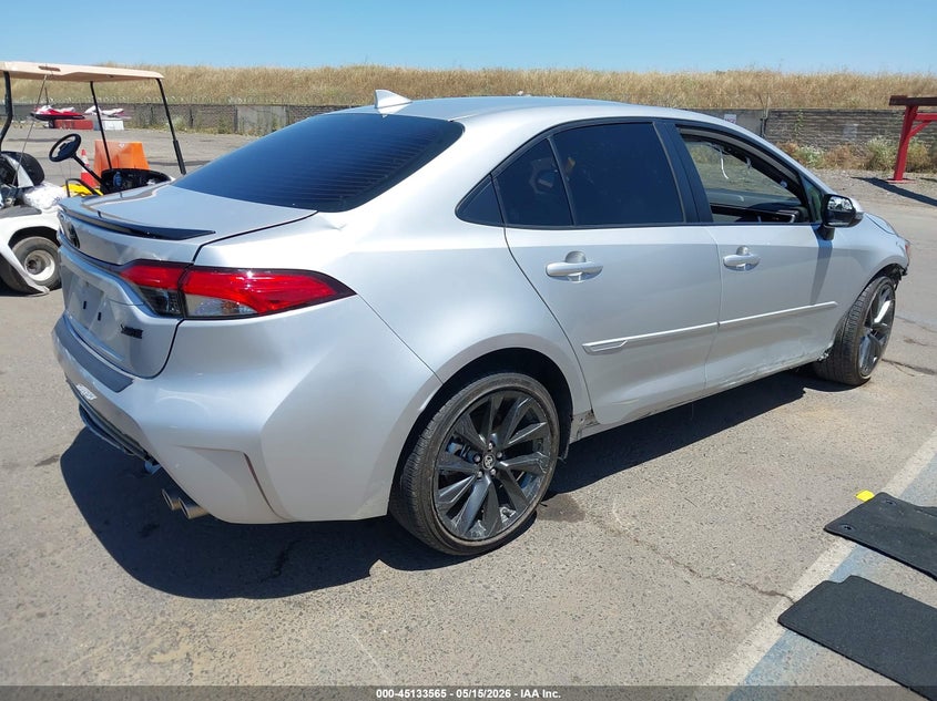 2023 Toyota Corolla VIN JTDT4MCEXPJ101230 IAAI salvage auction — FRONT END, Salvage (California), sold $5,575 on 2026-07-29 (photo 4)