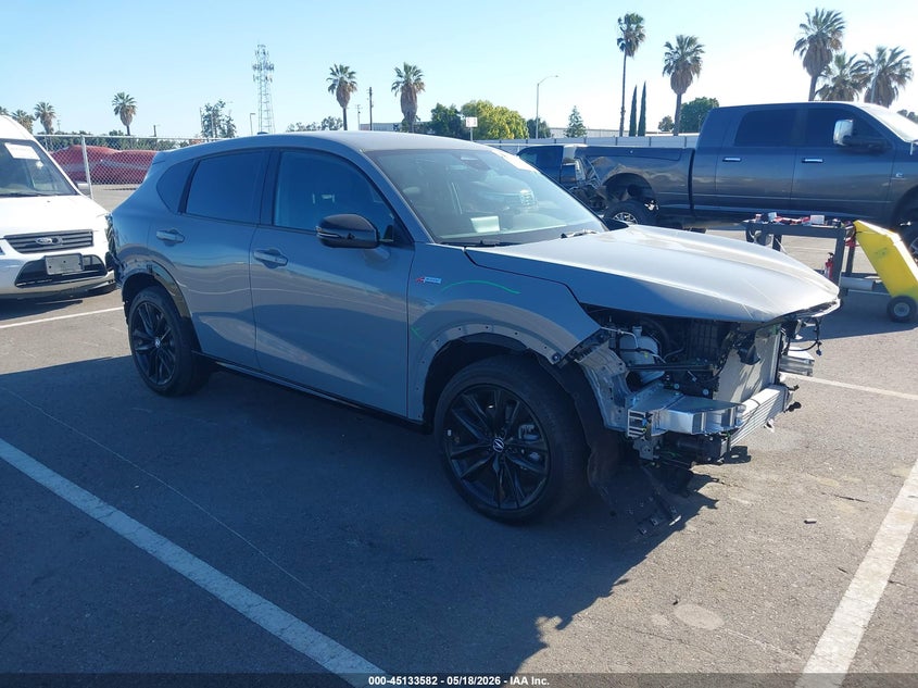2025 Acura Adx VIN 3HDSA2H73SM716201 IAAI salvage auction — LEFT SIDE, Salvage (California), sold $8,750 on 2026-07-28 (photo 1)