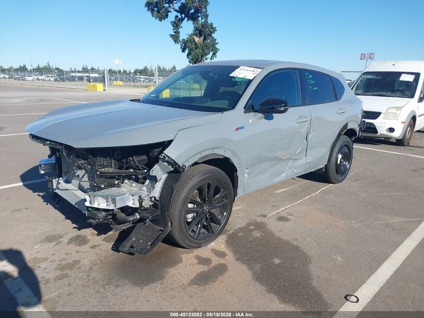 2025 Acura Adx VIN 3HDSA2H73SM716201 IAAI salvage auction — LEFT SIDE, Salvage (California), sold $8,750 on 2026-07-28 (photo 2)