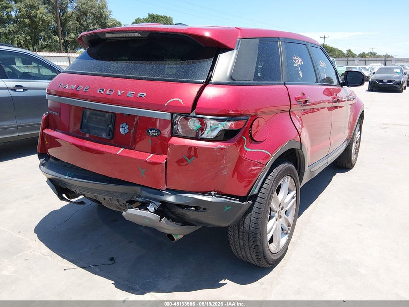 2013 Land rover Range rover evoque VIN SALVN2BG6DH837249 IAAI salvage auction — REAR END, Original (Texas), sold $2,350 on 2026-07-21 (photo 4)
