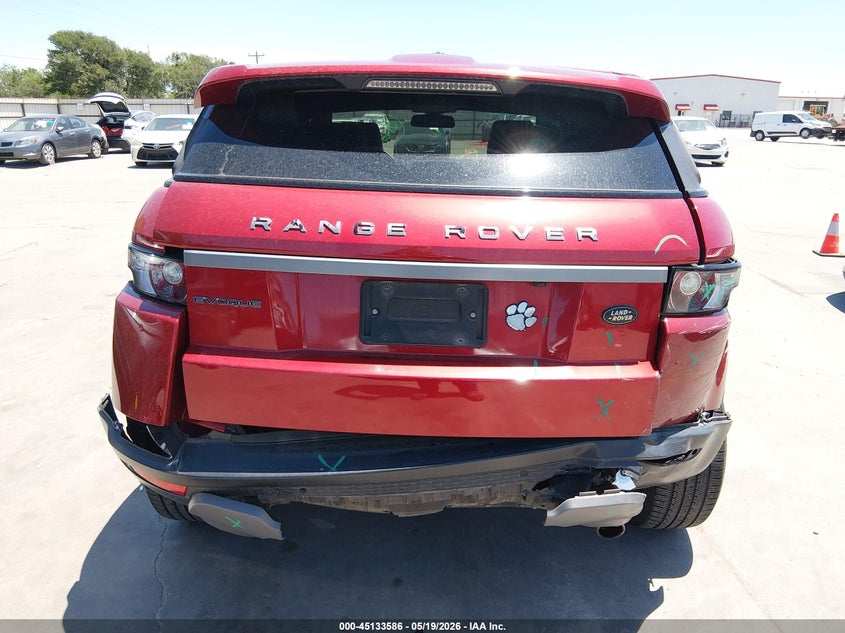 2013 Land rover Range rover evoque VIN SALVN2BG6DH837249 IAAI salvage auction — REAR END, Original (Texas), sold $2,350 on 2026-07-21 (photo 6)