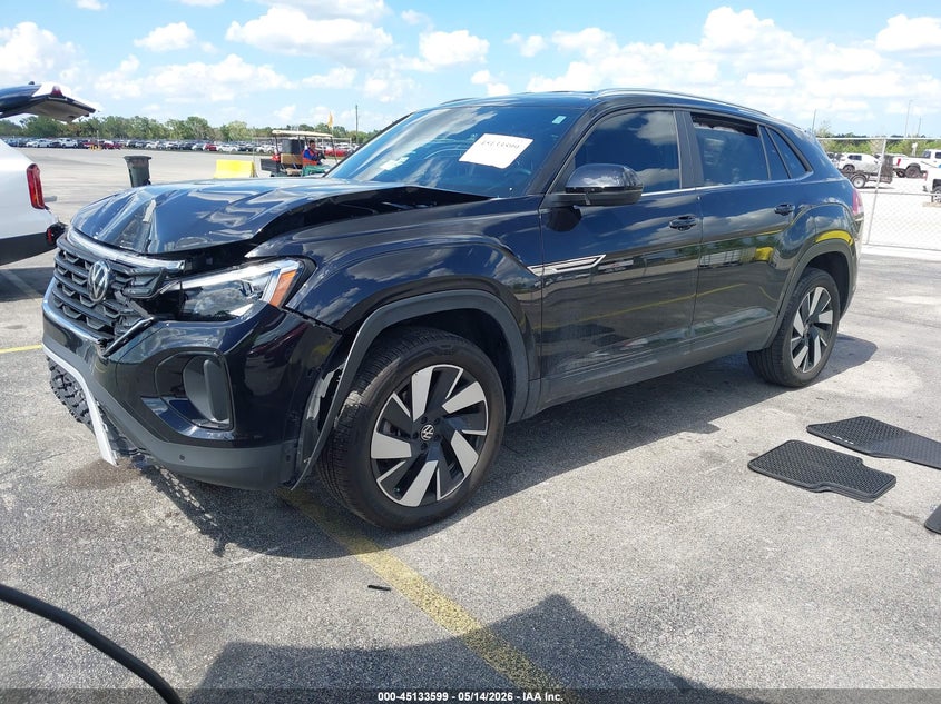 2024 Volkswagen Atlas cross sport VIN 1V2WE2CA2RC246280 IAAI salvage auction — FRONT END, Rebuildable (Florida), sold $4,050 on 2026-08-01 (photo 2)
