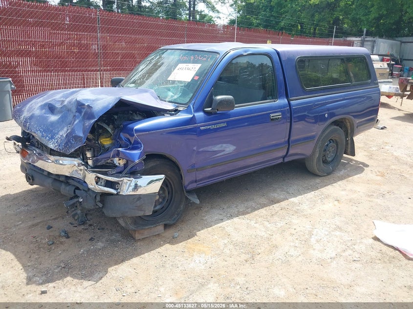 1996 Toyota Tacoma VIN 4TANL42N3TZ100392 IAAI salvage auction — FRONT & REAR, Original (Texas), sold $775 on 2026-07-09 (photo 2)