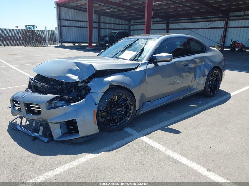 2025 BMW M2 VIN 3MF23DM06S8F57745 IAAI salvage auction — FRONT END, Salvage (California), sold $26,000 on 2026-08-18 (photo 2)