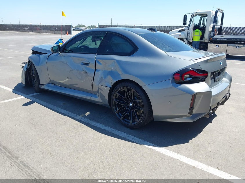 2025 BMW M2 VIN 3MF23DM06S8F57745 IAAI salvage auction — FRONT END, Salvage (California), sold $26,000 on 2026-08-18 (photo 3)
