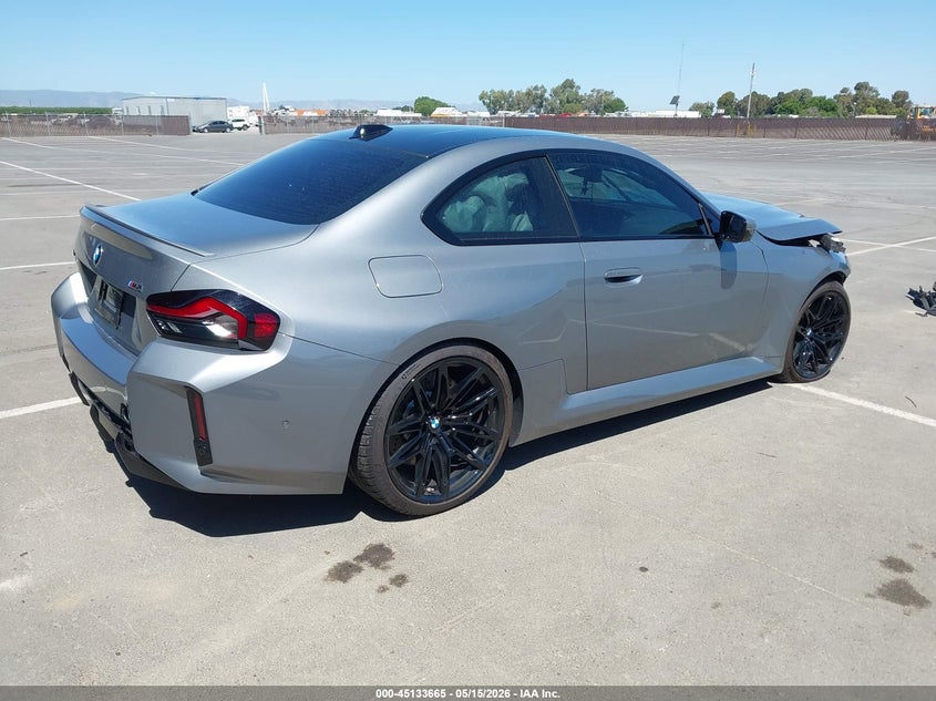2025 BMW M2 VIN 3MF23DM06S8F57745 IAAI salvage auction — FRONT END, Salvage (California), sold $26,000 on 2026-08-18 (photo 4)