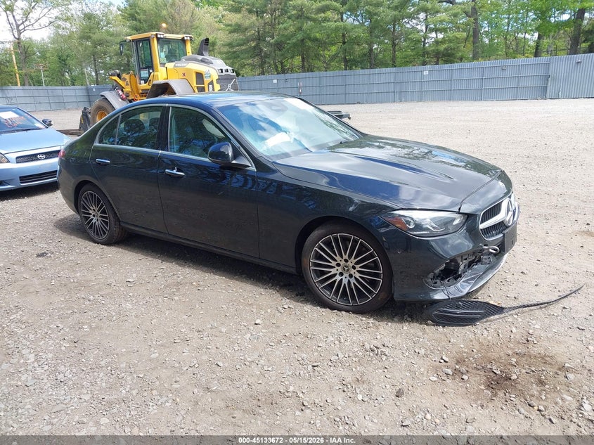 2025 Mercedes-benz C-klasse VIN W1KAF4HB2SR242941 IAAI salvage auction — FRONT END, Salvage (New Jersey), sold $12,500 on 2026-07-15 (photo 1)