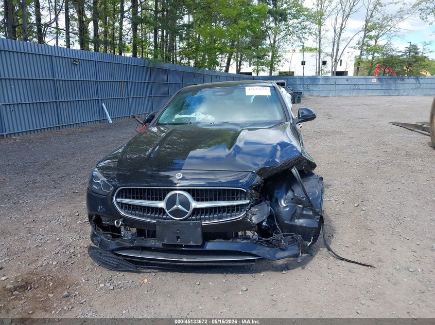 2025 Mercedes-benz C-klasse VIN W1KAF4HB2SR242941 IAAI salvage auction — FRONT END, Salvage (New Jersey), sold $12,500 on 2026-07-15 (photo 6)