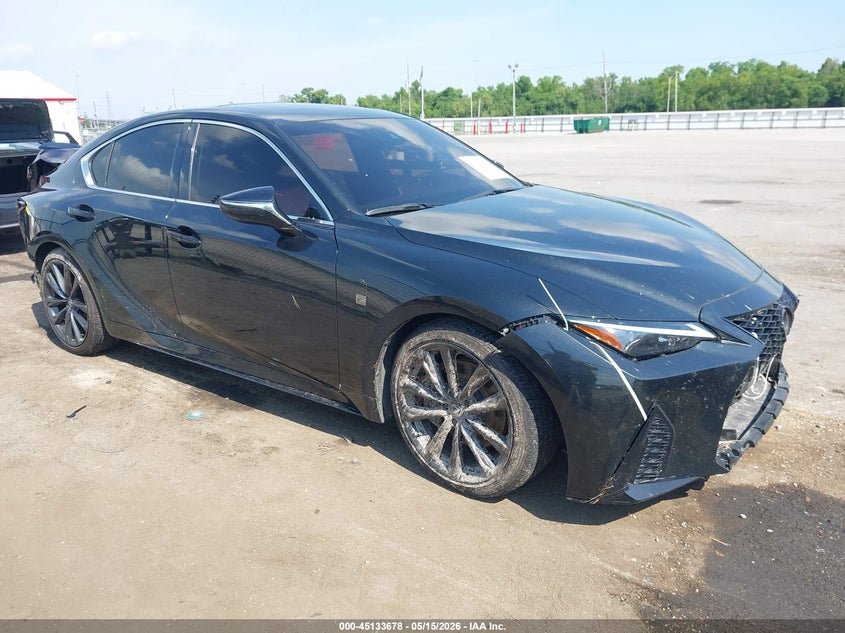 2024 Lexus Is VIN JTHBZ1B26R5076646 IAAI salvage auction — REAR END, Salvage (Louisiana), sold $14,650 on 2026-07-20 (photo 1)