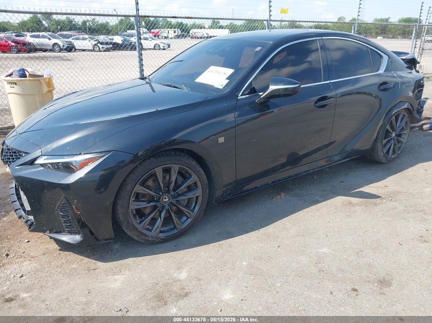 2024 Lexus Is VIN JTHBZ1B26R5076646 IAAI salvage auction — REAR END, Salvage (Louisiana), sold $14,650 on 2026-07-20 (photo 2)