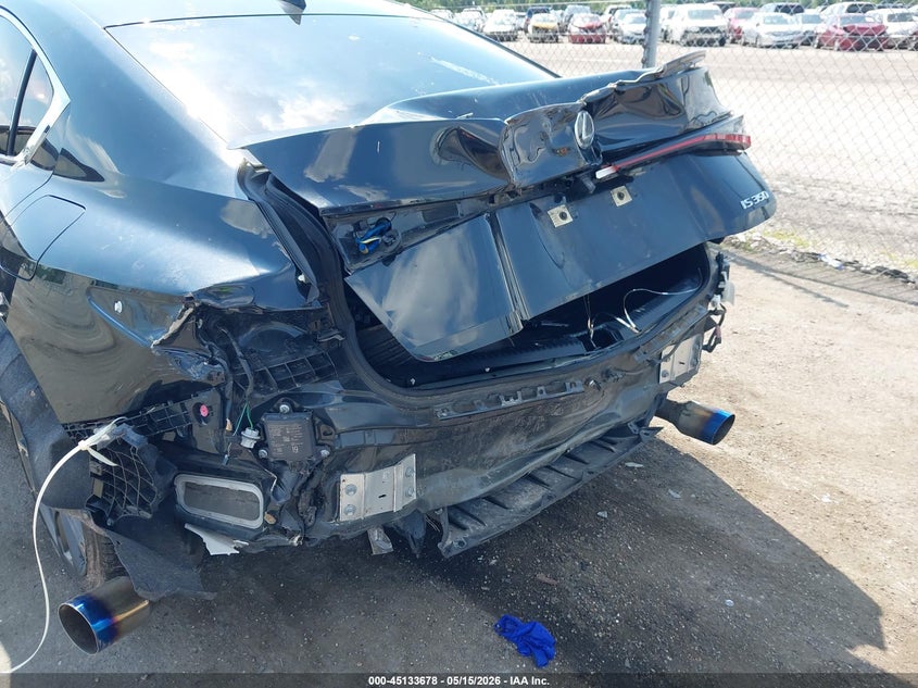 2024 Lexus Is VIN JTHBZ1B26R5076646 IAAI salvage auction — REAR END, Salvage (Louisiana), sold $14,650 on 2026-07-20 (photo 6)