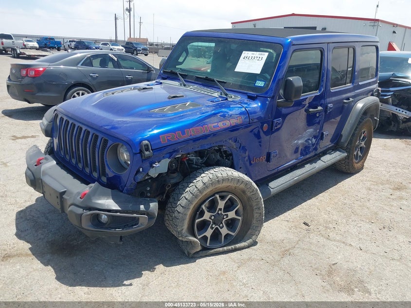 2019 Jeep Wrangler / VIN 1C4HJXFNXKW540371 IAAI salvage auction — LEFT SIDE, Original (Texas), sold $10,300 on 2026-08-26 (photo 2)