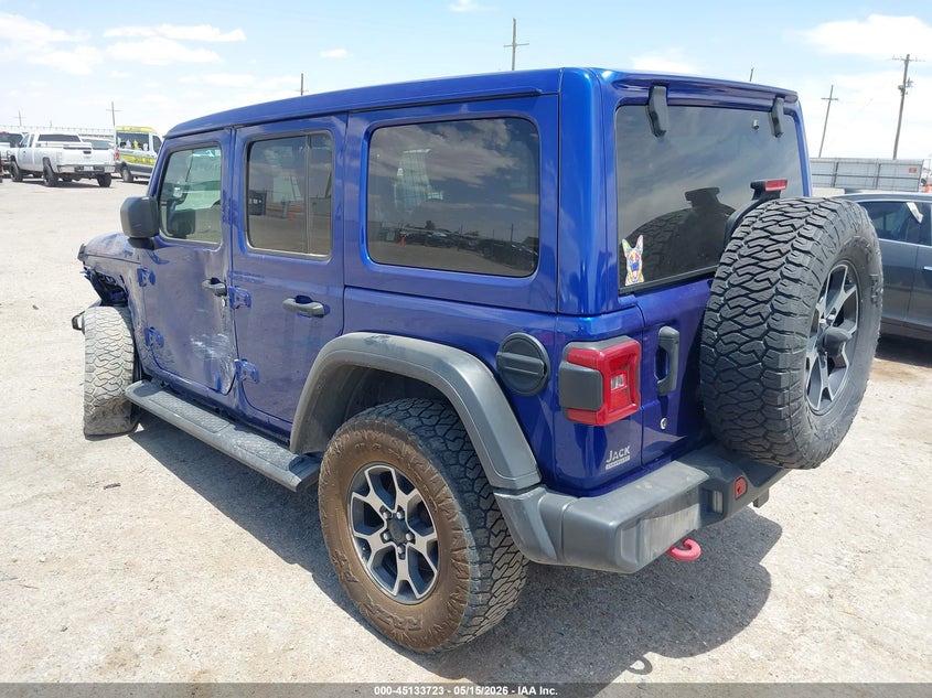 2019 Jeep Wrangler / VIN 1C4HJXFNXKW540371 IAAI salvage auction — LEFT SIDE, Original (Texas), sold $10,300 on 2026-08-26 (photo 3)
