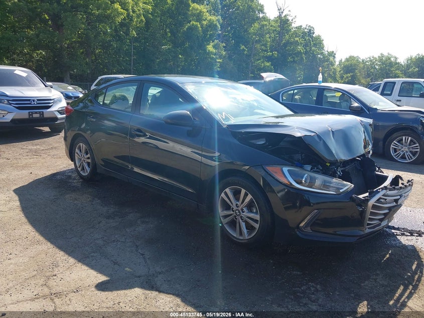 2017 Hyundai Elantra VIN KMHD84LF2HU103177 IAAI salvage auction — FRONT END, Salvage - Greater Than 75% (Maryland), sold $850 on 2026-07-15 (photo 1)