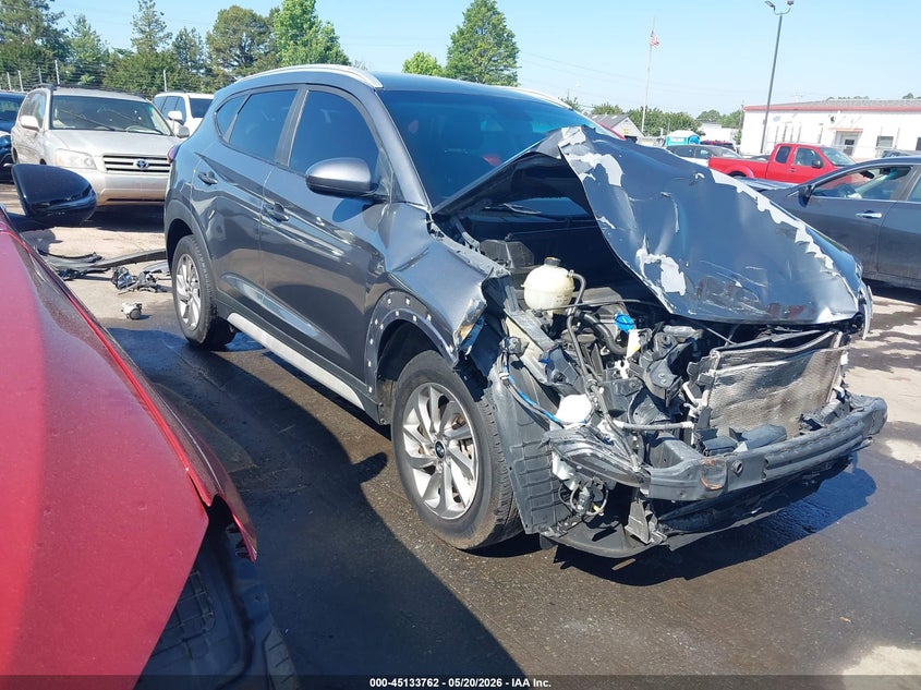 2017 Hyundai Tucson VIN KM8J3CA46HU519794 IAAI salvage auction — FRONT END, Salvage (North Carolina), sold $2,075 on 2026-07-13 (photo 1)