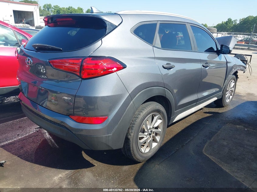 2017 Hyundai Tucson VIN KM8J3CA46HU519794 IAAI salvage auction — FRONT END, Salvage (North Carolina), sold $2,075 on 2026-07-13 (photo 4)