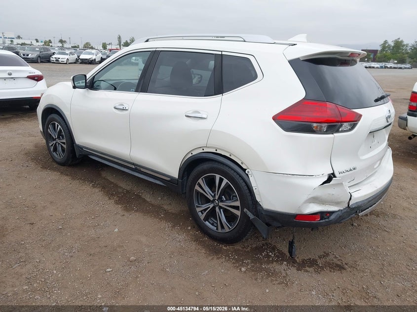 2017 Nissan Rogue VIN JN8AT2MT6HW147447 IAAI salvage auction — REAR END, Salvage (California), sold $3,700 on 2026-07-06 (photo 3)