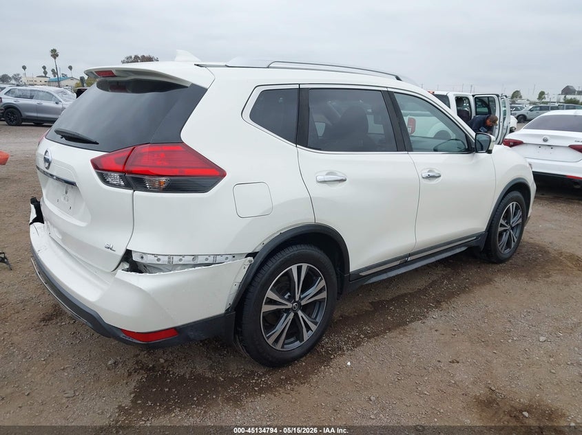 2017 Nissan Rogue VIN JN8AT2MT6HW147447 IAAI salvage auction — REAR END, Salvage (California), sold $3,700 on 2026-07-06 (photo 4)