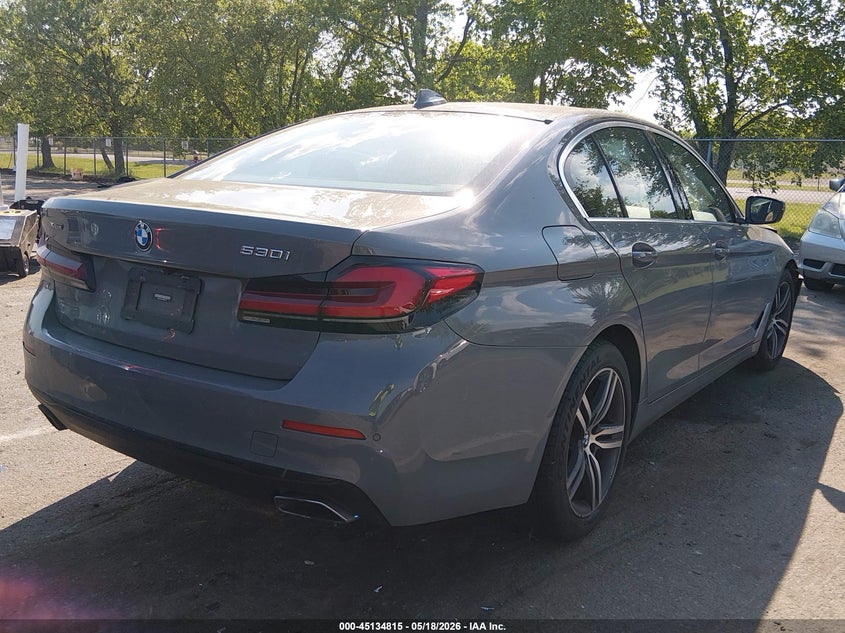 2022 BMW 5er VIN WBA13BJ04NWX56776 IAAI salvage auction — RIGHT FRONT, Salvage (New Jersey), sold $25 on 2026-08-05 (photo 4)