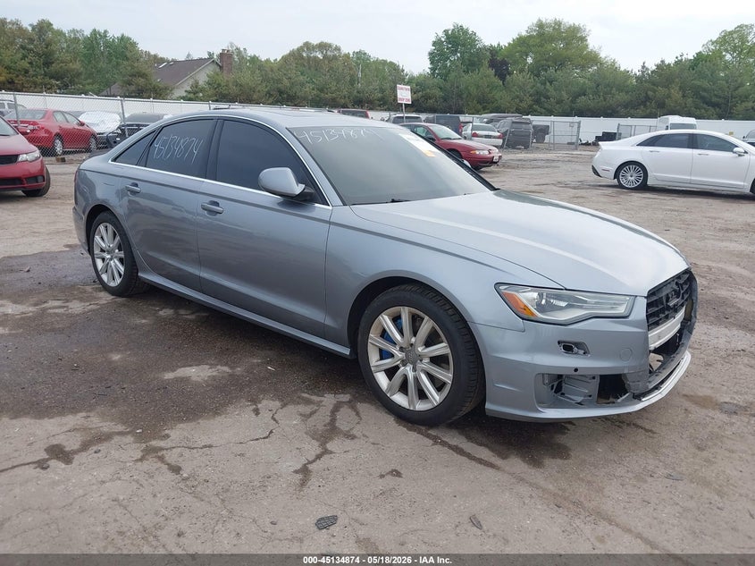 2016 Audi A6 VIN WAUFFAFC0GN091118 IAAI salvage auction — FRONT END, Clear (Indiana), sold $6,000 on 2026-07-17 (photo 1)