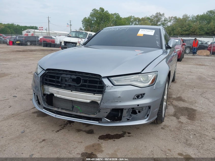 2016 Audi A6 VIN WAUFFAFC0GN091118 IAAI salvage auction — FRONT END, Clear (Indiana), sold $6,000 on 2026-07-17 (photo 6)