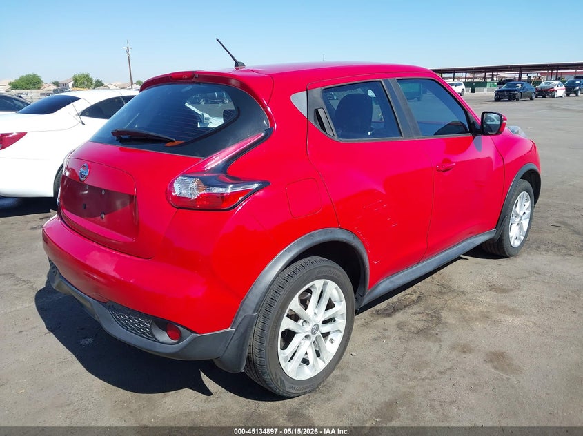 2015 Nissan Juke VIN JN8AF5MR5FT509215 IAAI salvage auction — LEFT FRONT, Salvage (Arizona), sold $1,700 on 2026-07-28 (photo 4)