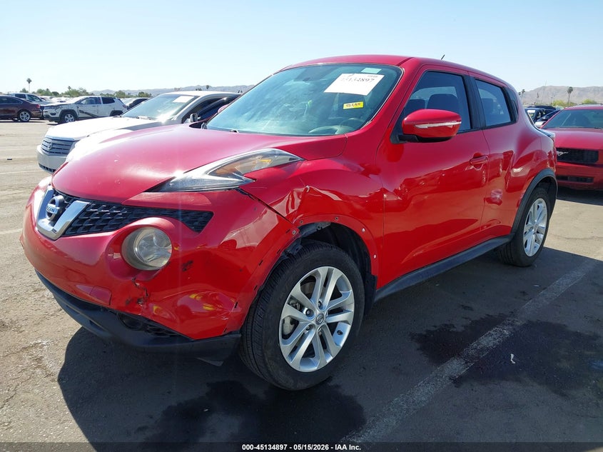 2015 Nissan Juke VIN JN8AF5MR5FT509215 IAAI salvage auction — LEFT FRONT, Salvage (Arizona), sold $1,700 on 2026-07-28 (photo 6)