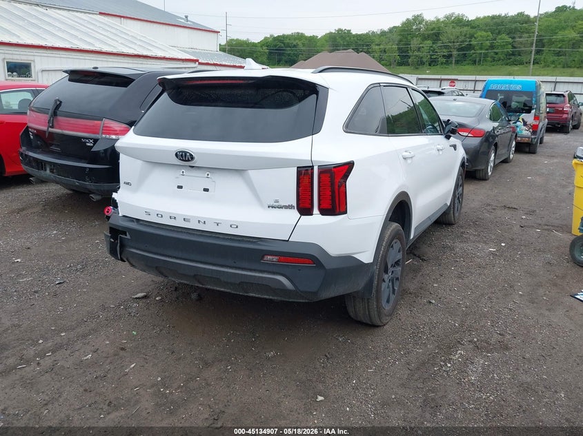 2021 Kia Sorento VIN 5XYRLDLC3MG021078 IAAI salvage auction — LEFT FRONT, Salvage (Iowa), sold $25 on 2026-07-27 (photo 4)