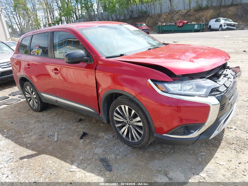 2019 Mitsubishi Outlander VIN JA4AZ3A38KZ012930 IAAI salvage auction — FRONT END, Salvage (Pennsylvania), sold $3,050 on 2026-07-14 (photo 1)