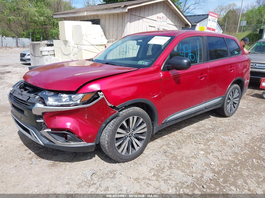 2019 Mitsubishi Outlander VIN JA4AZ3A38KZ012930 IAAI salvage auction — FRONT END, Salvage (Pennsylvania), sold $3,050 on 2026-07-14 (photo 2)