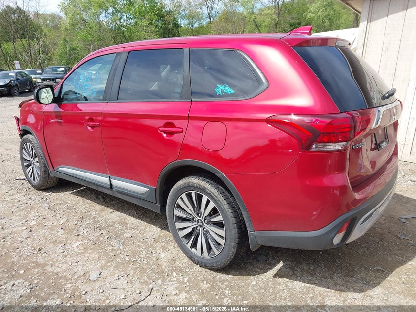 2019 Mitsubishi Outlander VIN JA4AZ3A38KZ012930 IAAI salvage auction — FRONT END, Salvage (Pennsylvania), sold $3,050 on 2026-07-14 (photo 3)