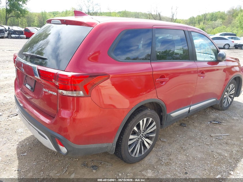 2019 Mitsubishi Outlander VIN JA4AZ3A38KZ012930 IAAI salvage auction — FRONT END, Salvage (Pennsylvania), sold $3,050 on 2026-07-14 (photo 4)
