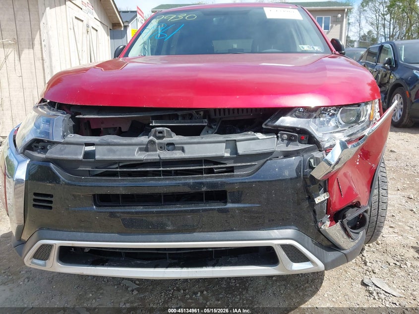 2019 Mitsubishi Outlander VIN JA4AZ3A38KZ012930 IAAI salvage auction — FRONT END, Salvage (Pennsylvania), sold $3,050 on 2026-07-14 (photo 6)