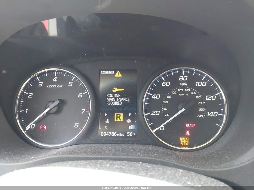 2019 Mitsubishi Outlander VIN JA4AZ3A38KZ012930 IAAI salvage auction — FRONT END, Salvage (Pennsylvania), sold $3,050 on 2026-07-14 (photo 7)
