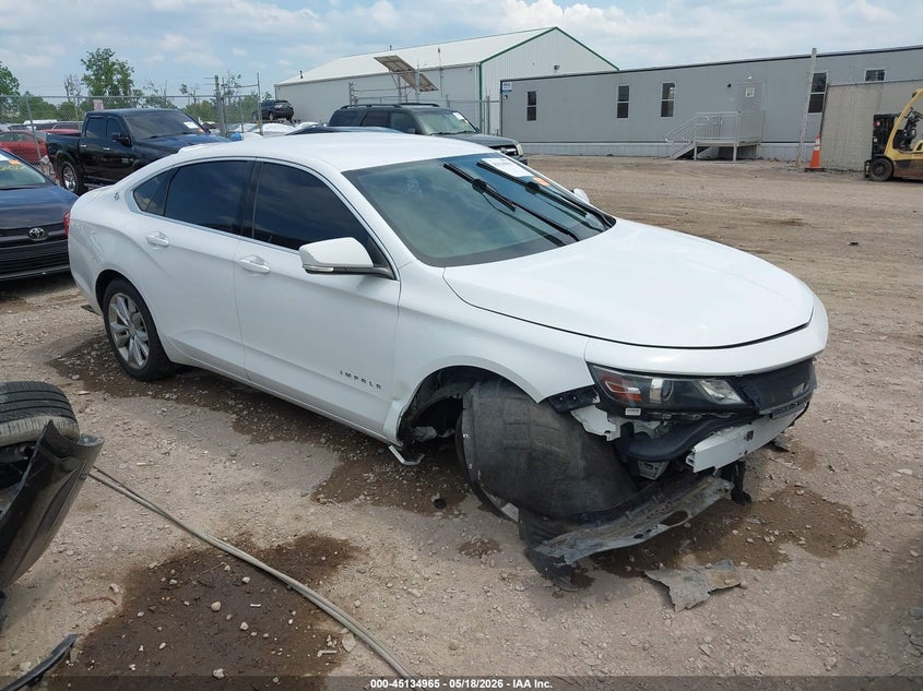 2016 Chevrolet Impala VIN 2G1105SA5G9190605 IAAI salvage auction — FRONT END, Salvage (Ohio), sold $875 on 2026-07-18 (photo 1)