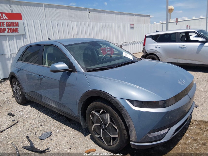 2022 Hyundai Ioniq 5 VIN KM8KMDAF1NU111563 IAAI salvage auction — LEFT REAR, Salvage (Illinois), sold $10,300 on 2026-07-23 (photo 1)