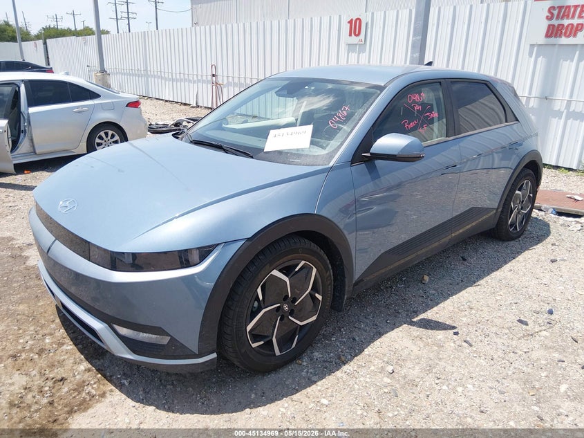 2022 Hyundai Ioniq 5 VIN KM8KMDAF1NU111563 IAAI salvage auction — LEFT REAR, Salvage (Illinois), sold $10,300 on 2026-07-23 (photo 2)