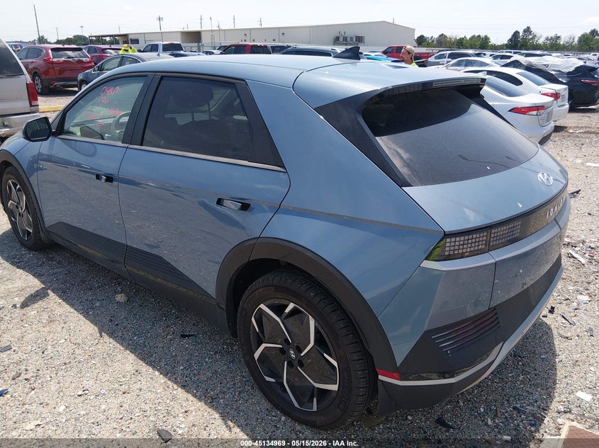 2022 Hyundai Ioniq 5 VIN KM8KMDAF1NU111563 IAAI salvage auction — LEFT REAR, Salvage (Illinois), sold $10,300 on 2026-07-23 (photo 3)