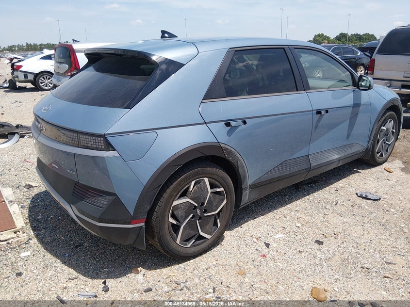 2022 Hyundai Ioniq 5 VIN KM8KMDAF1NU111563 IAAI salvage auction — LEFT REAR, Salvage (Illinois), sold $10,300 on 2026-07-23 (photo 4)