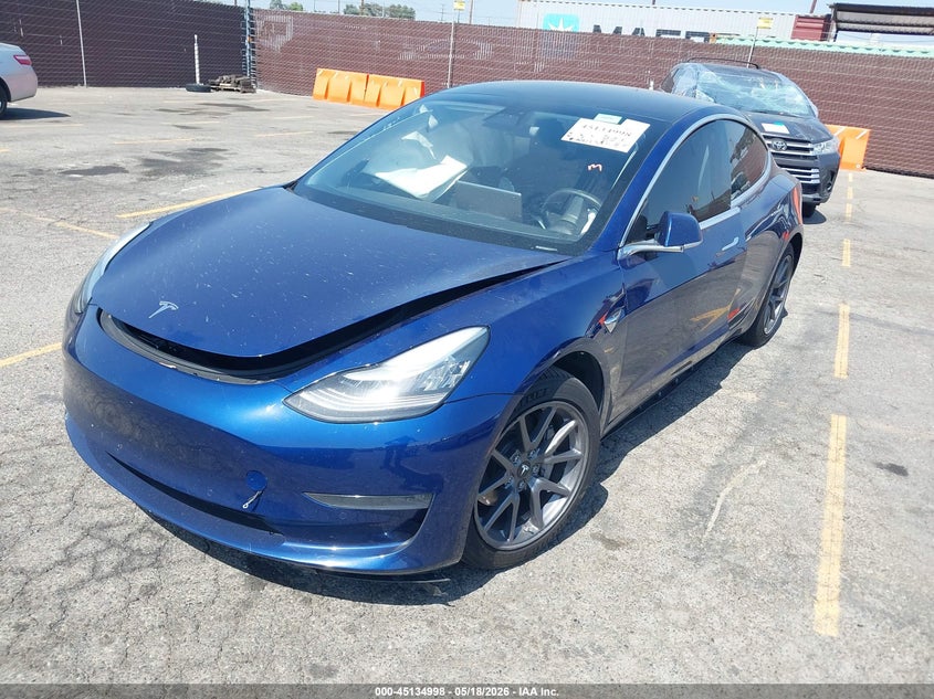 2020 Tesla Model 3 VIN 5YJ3E1EB8LF711045 IAAI salvage auction — LEFT SIDE, Salvage (California), sold $3,750 on 2026-07-13 (photo 2)