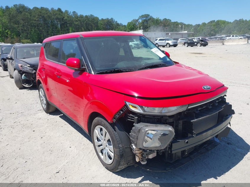 2021 Kia Soul VIN KNDJ23AU3M7768554 IAAI salvage auction — FRONT END, Salvage (Georgia), sold $2,400 on 2026-07-28 (photo 1)