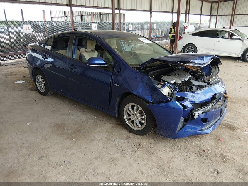 2016 Toyota Prius VIN JTDKARFU7G3505241 IAAI salvage auction — FRONT END, Salvage (Texas), sold $1,650 on 2026-07-14 (photo 1)