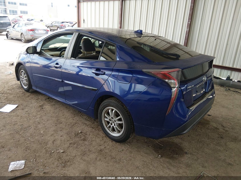 2016 Toyota Prius VIN JTDKARFU7G3505241 IAAI salvage auction — FRONT END, Salvage (Texas), sold $1,650 on 2026-07-14 (photo 3)