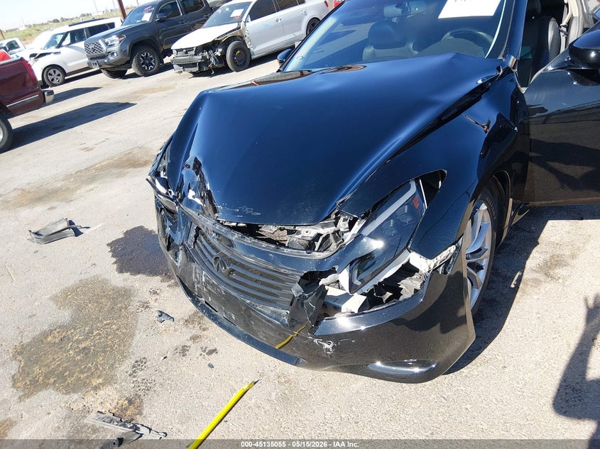 2013 Infiniti G VIN JN1CV6EK1DM922662 IAAI salvage auction — FRONT END, Original (Texas), sold $425 on 2026-07-15 (photo 6)