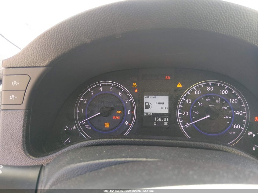 2013 Infiniti G VIN JN1CV6EK1DM922662 IAAI salvage auction — FRONT END, Original (Texas), sold $425 on 2026-07-15 (photo 7)