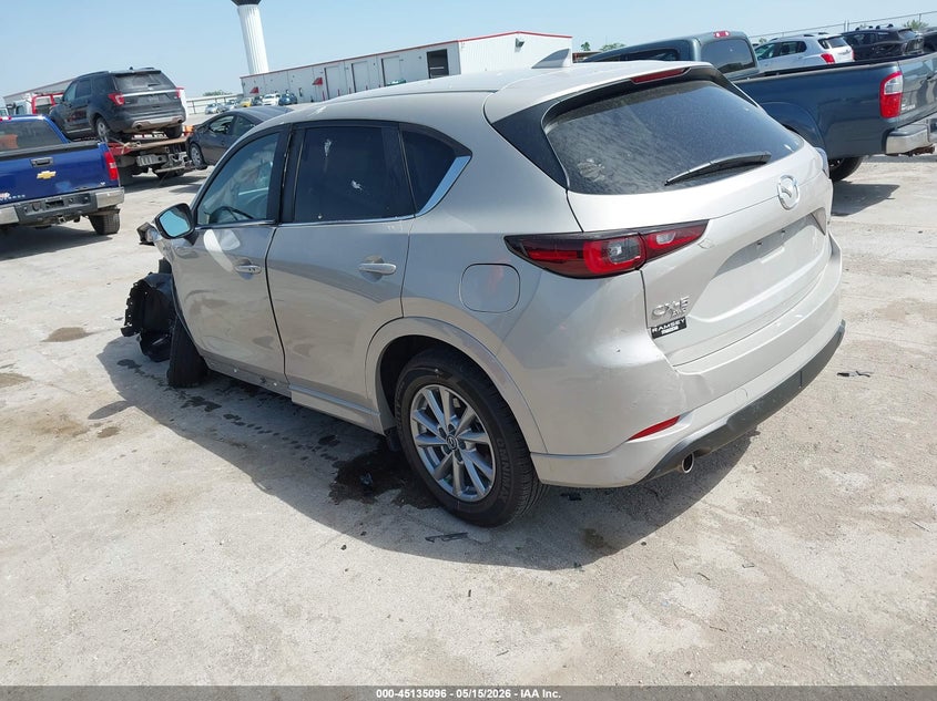 2025 Mazda Cx-5 VIN JM3KFBCL0S0565139 IAAI salvage auction — LEFT FRONT, Salvage (Iowa), sold $5,825 on 2026-07-28 (photo 3)