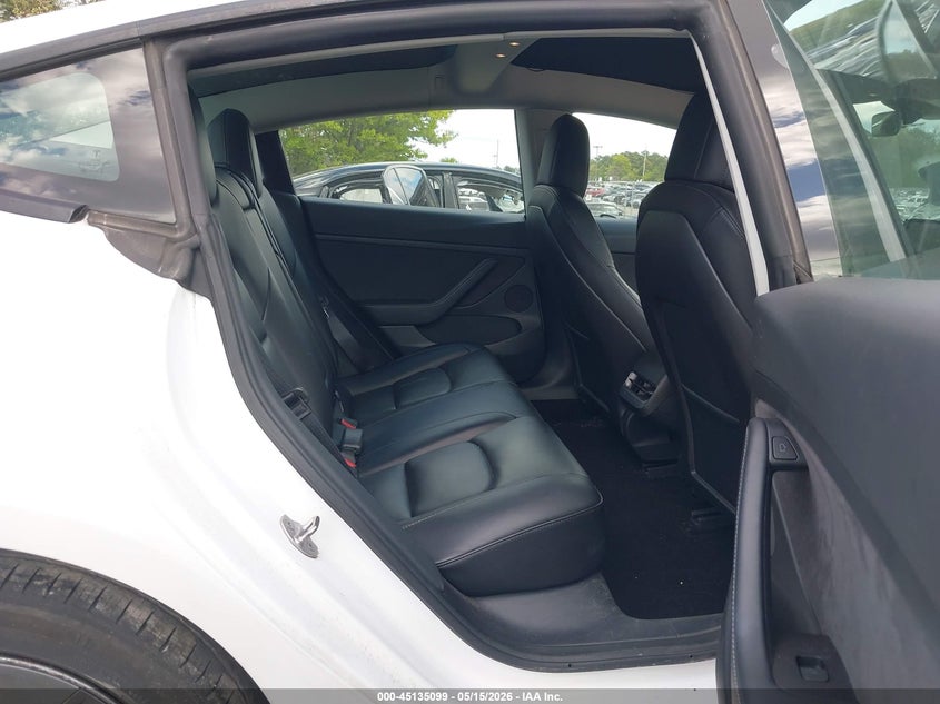 2022 Tesla Model 3 VIN 5YJ3E1EA0NF112697 IAAI salvage auction — LEFT FRONT, Mv-907A (New York), sold $6,650 on 2026-07-14 (photo 8)